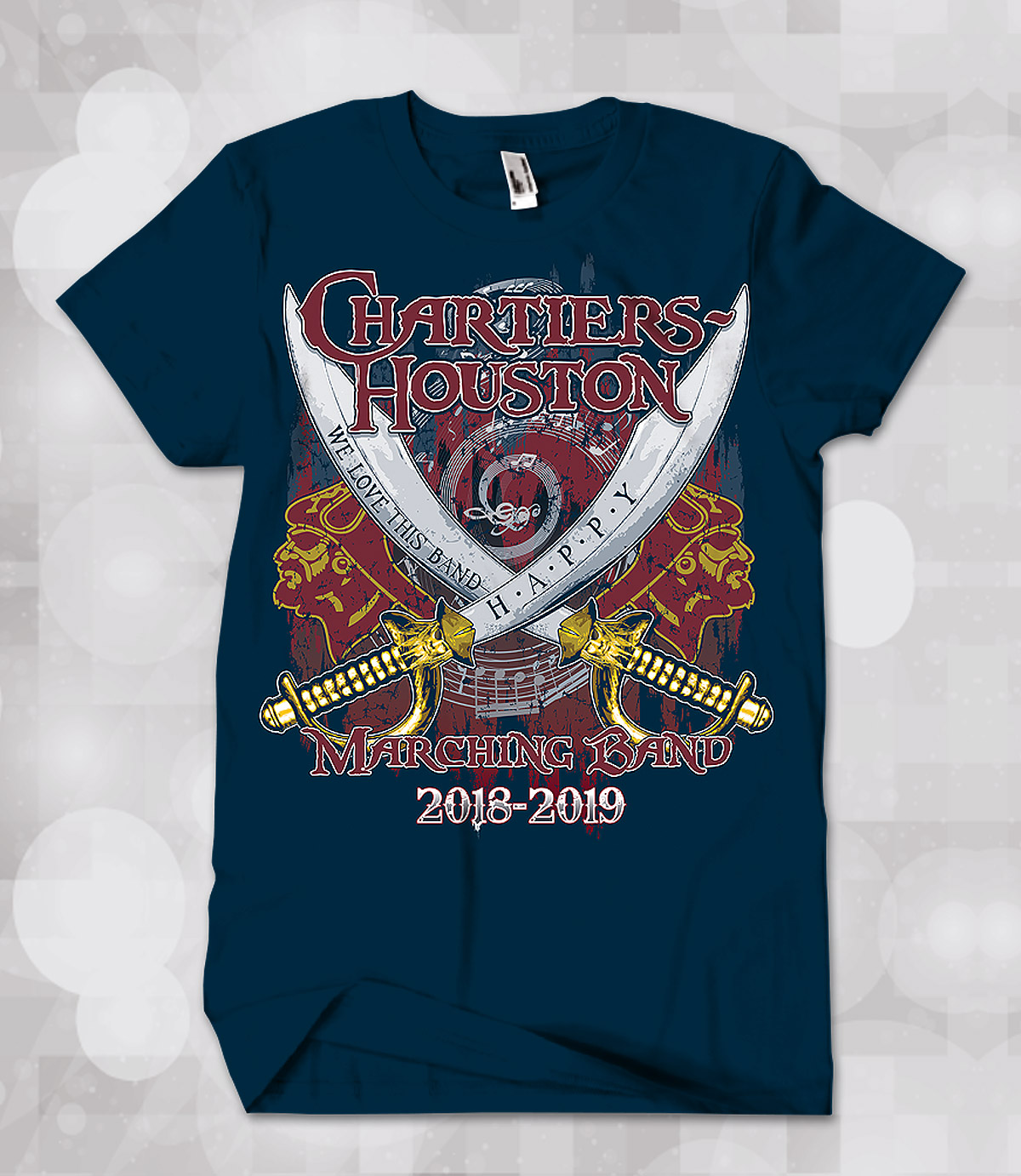 Excel Sportswear Design of the Week Chartiers Marching Band Houston
