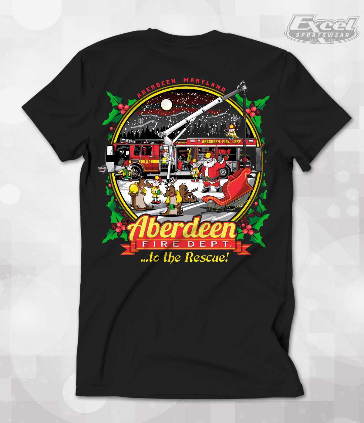 Excel Sportswear Design of the Week Aberdeen Fire Department