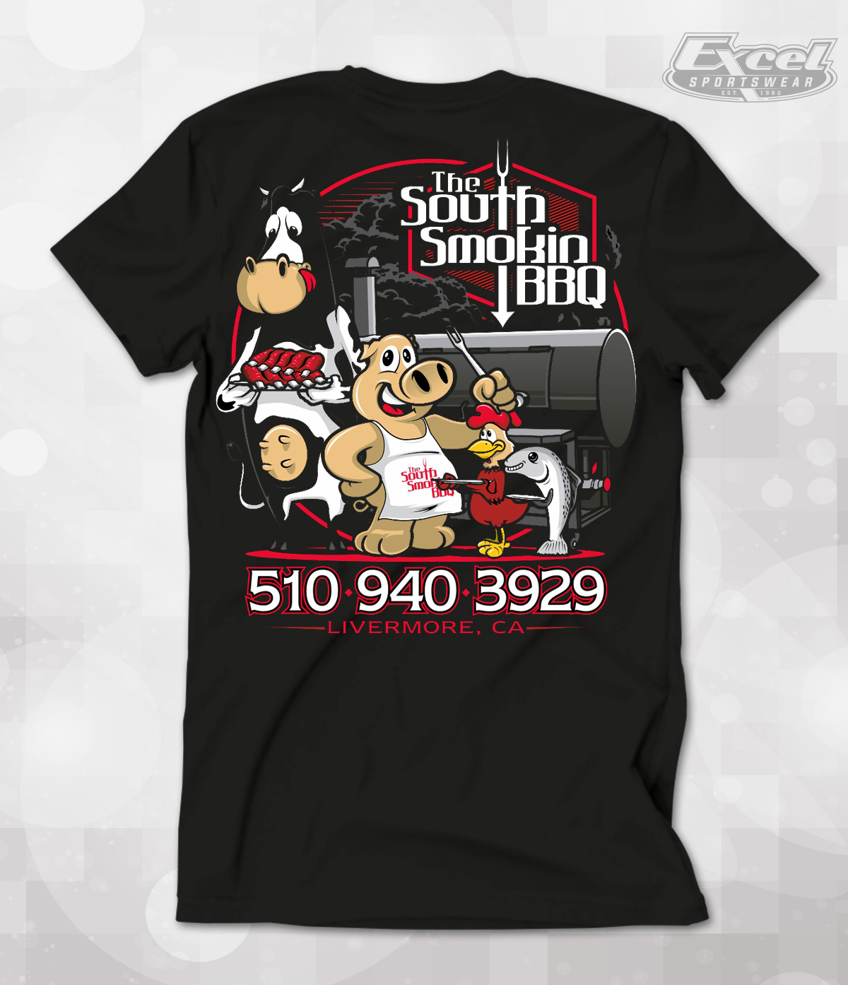 Excel Sportswear Design of the Week The South Smokin BBQ