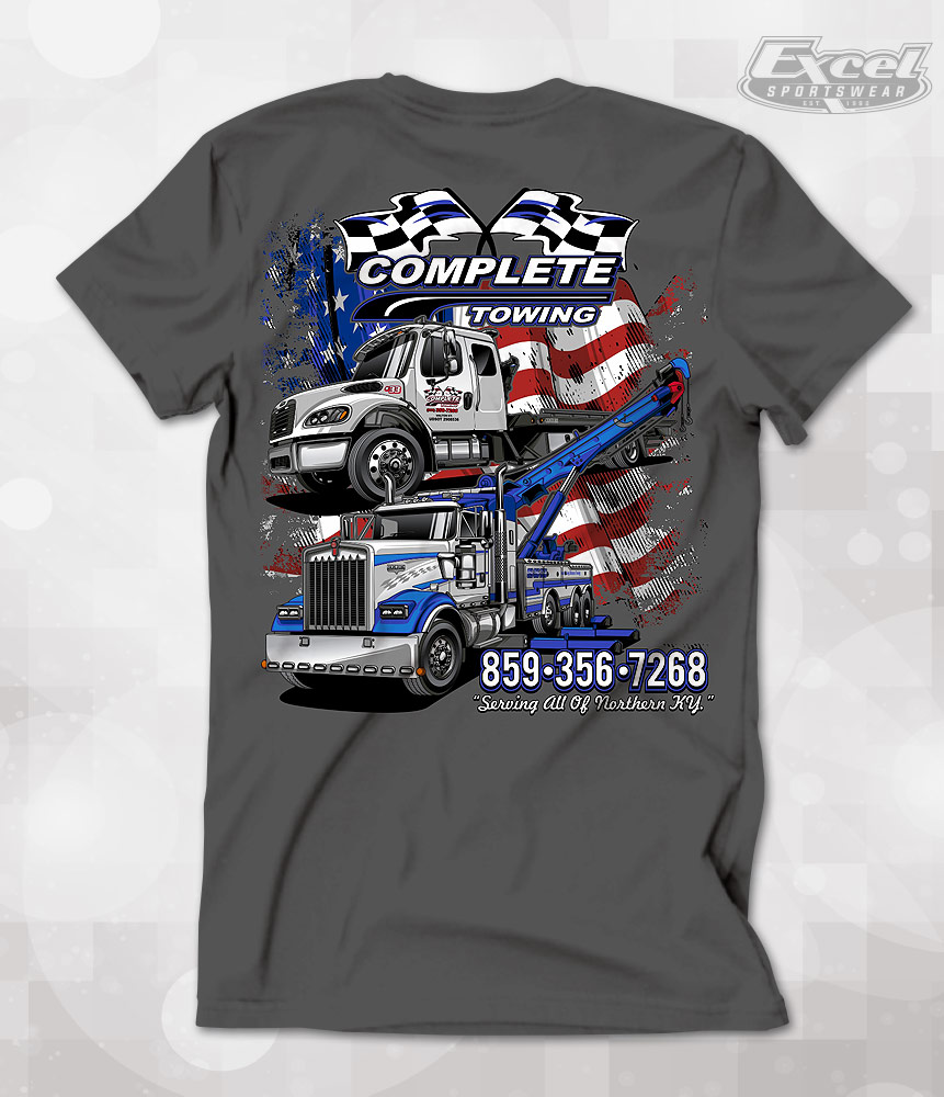 Excel Sportswear Custom Designed Towing Apparel Complete Towing