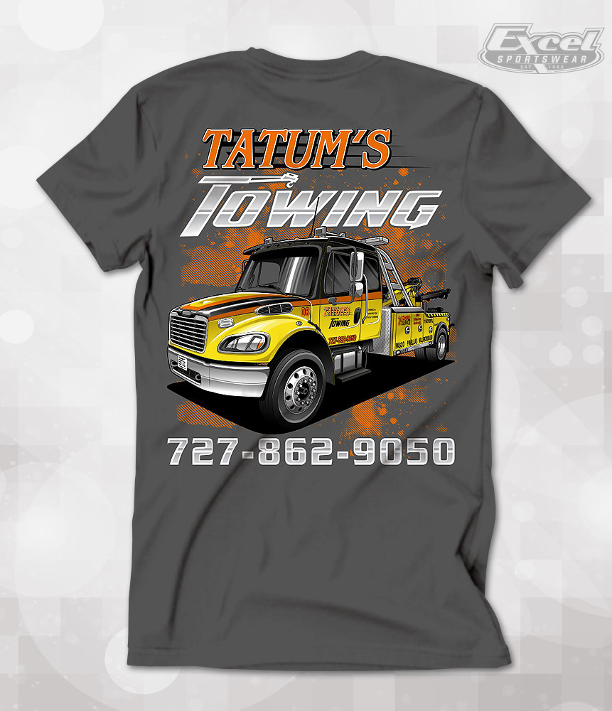 Excel Sportswear Custom Designed Towing Apparel Tatum's Towing