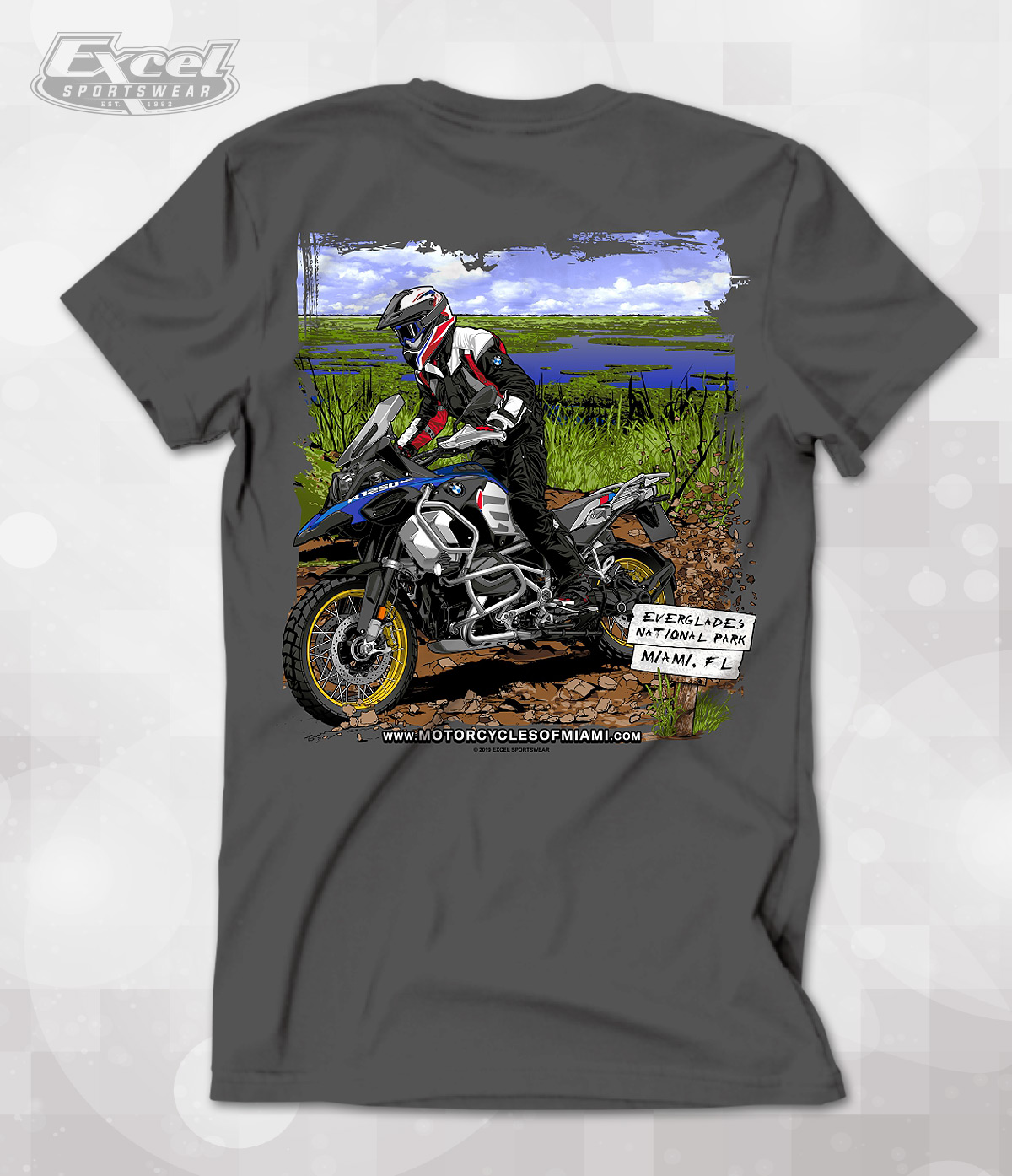 Excel Sportswear Design of the Week BMW Motorcycles of Miami