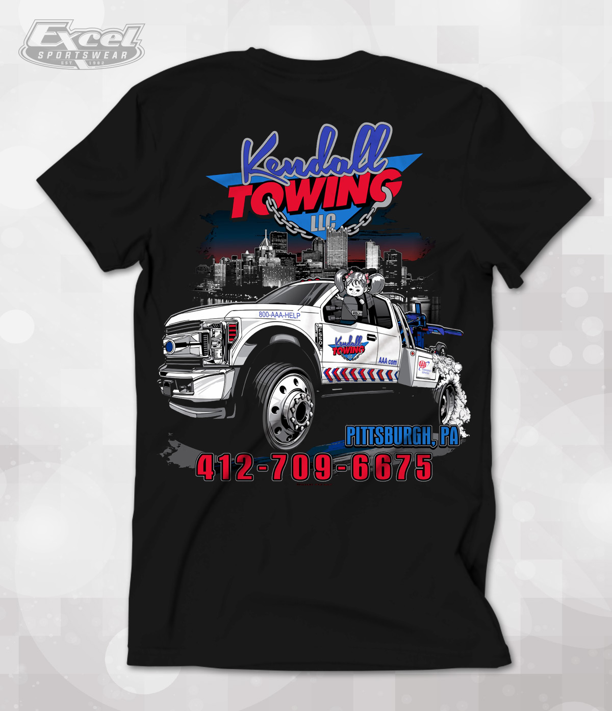 Excel Sportswear Design of the Week McHugh Excavating & Plumbing