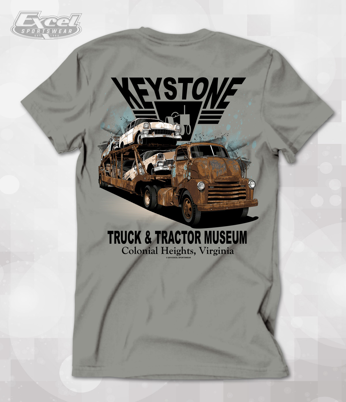 Excel Sportswear Design of the Week Keystone Truck & Tractor Museum