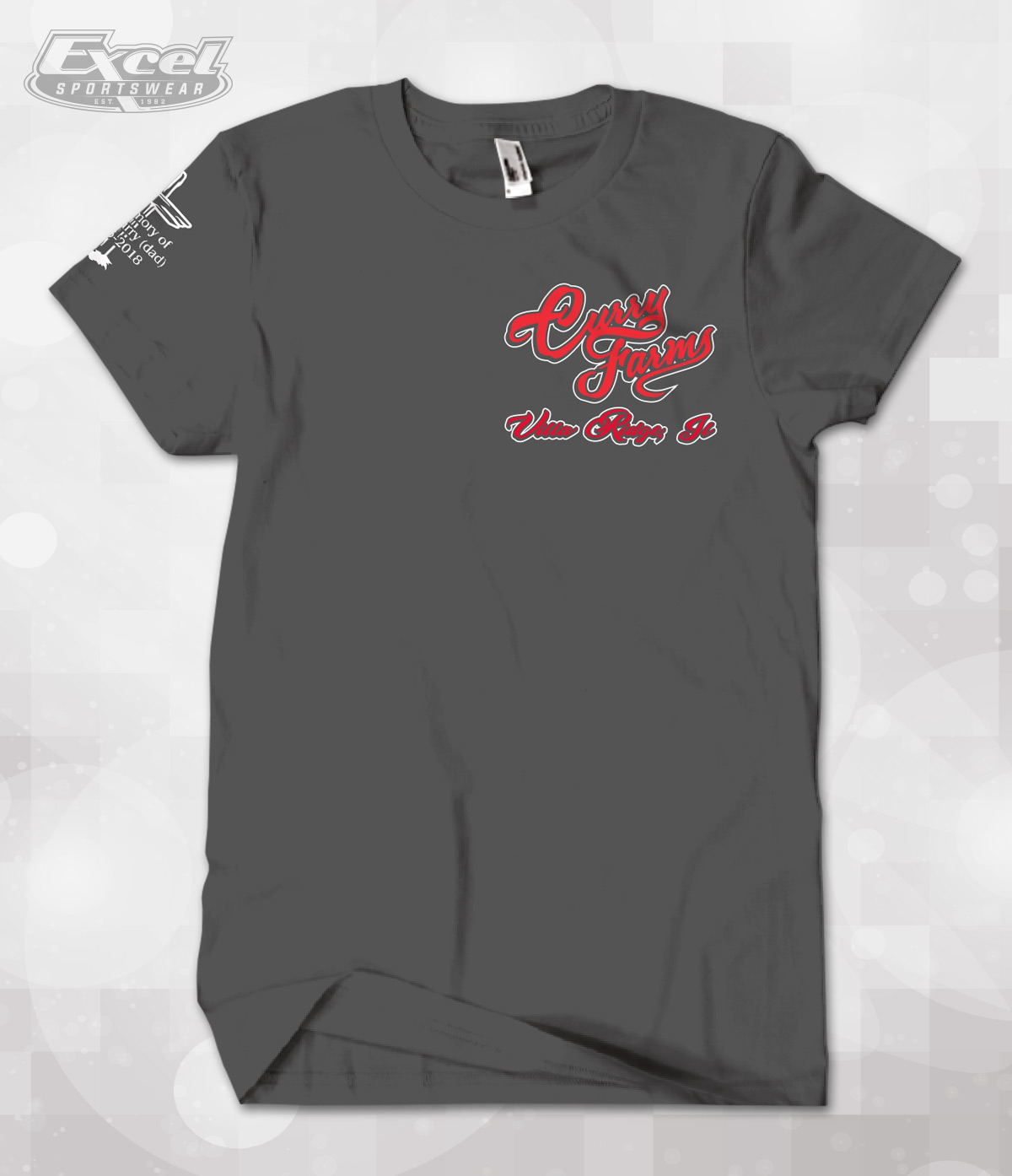 Excel Sportswear Design of the Week Curry Farms