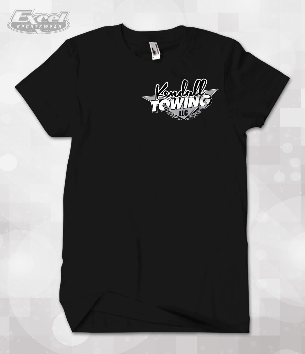 Excel Sportswear Design of the Week Kendall Towing, LLC