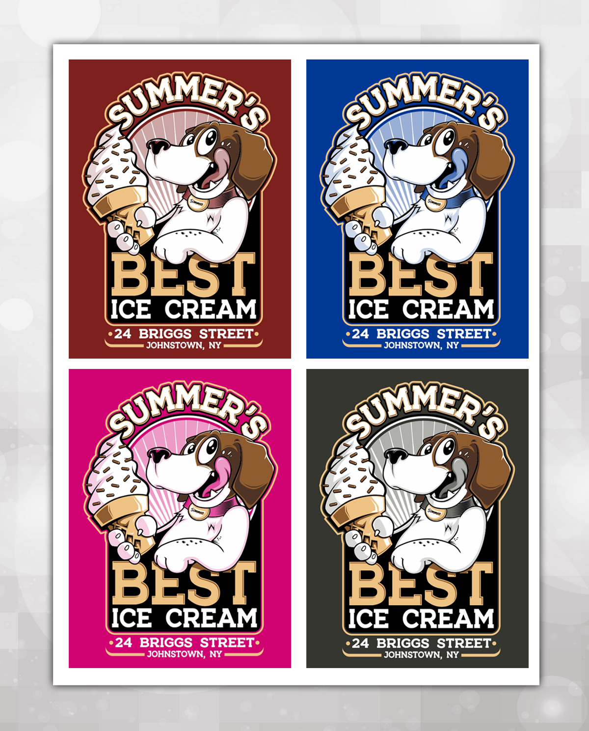 Excel Sportswear's Design of the week Summer's Best Ice Cream