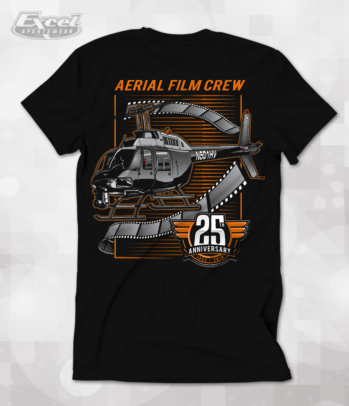Excel Sportswear's Design of the week Helivision, LLC