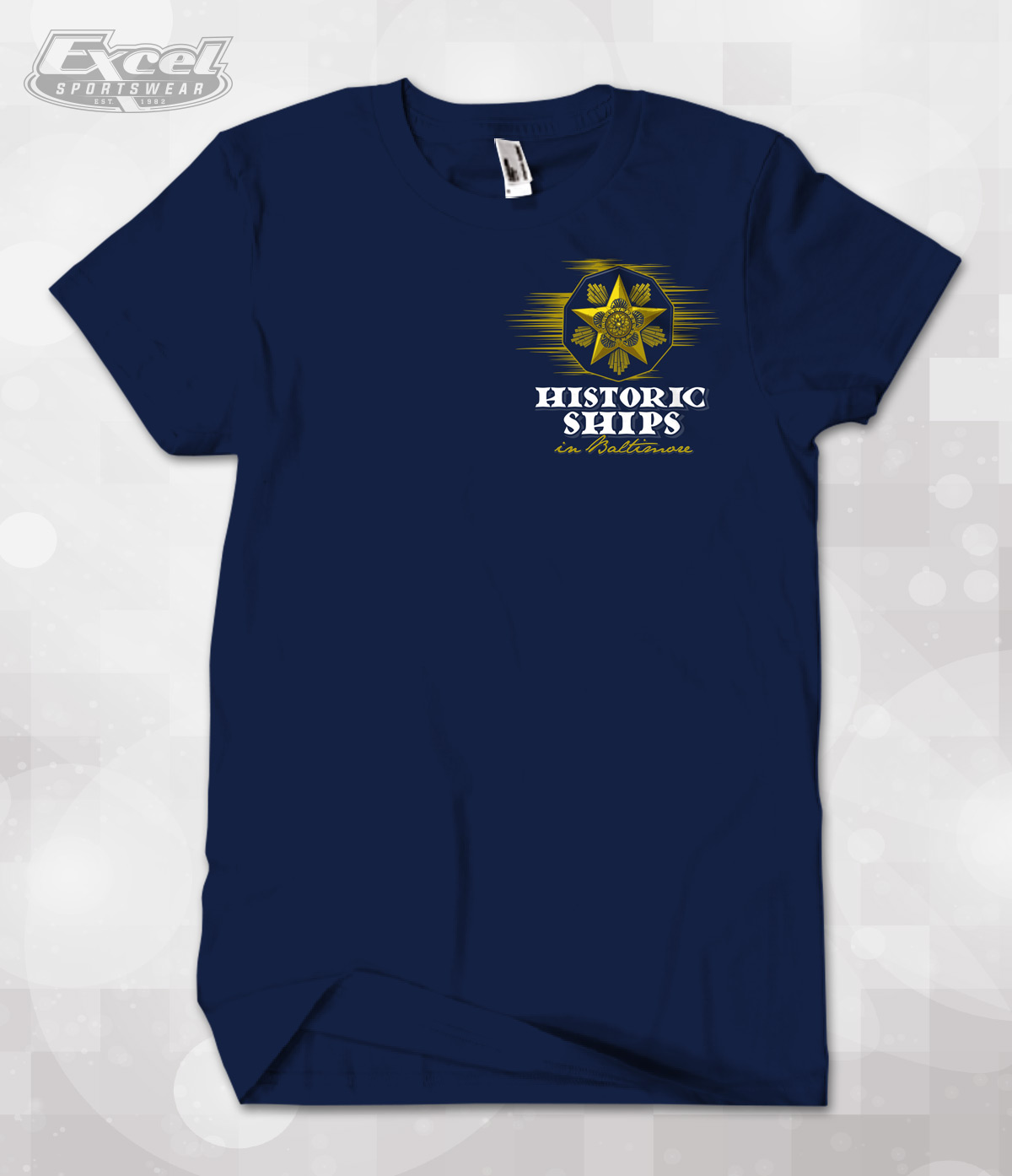 Excel Sportswear's Design of the week Historic Ships in Baltimore