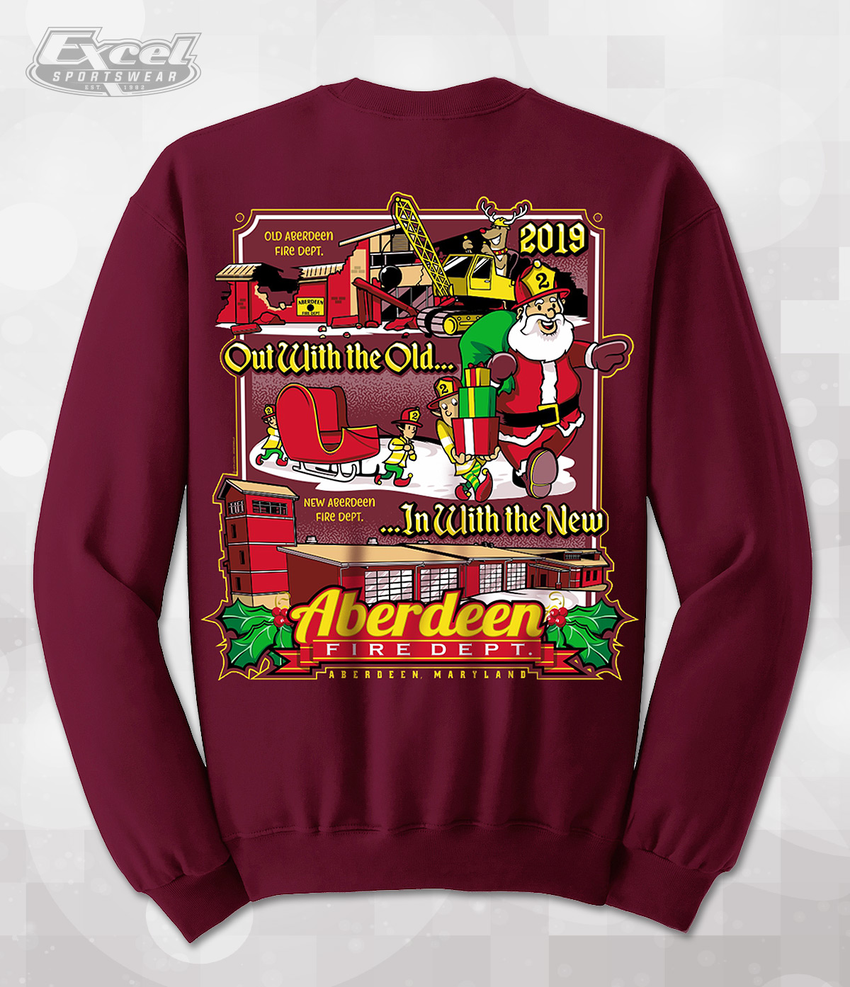 Excel Sportswear Design of the week features Aberdeen Fire Department